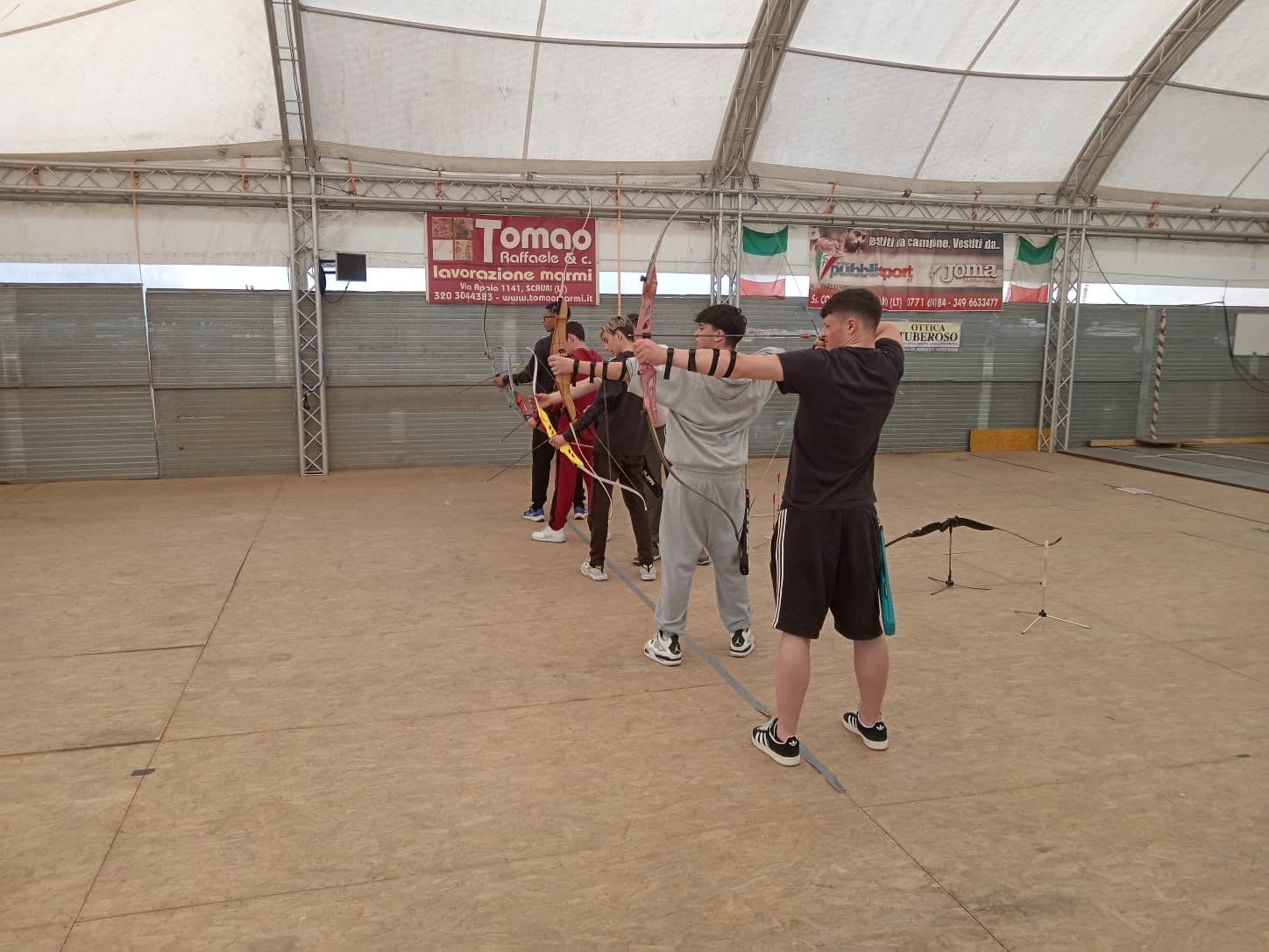 Lezione tiro con arco Formia