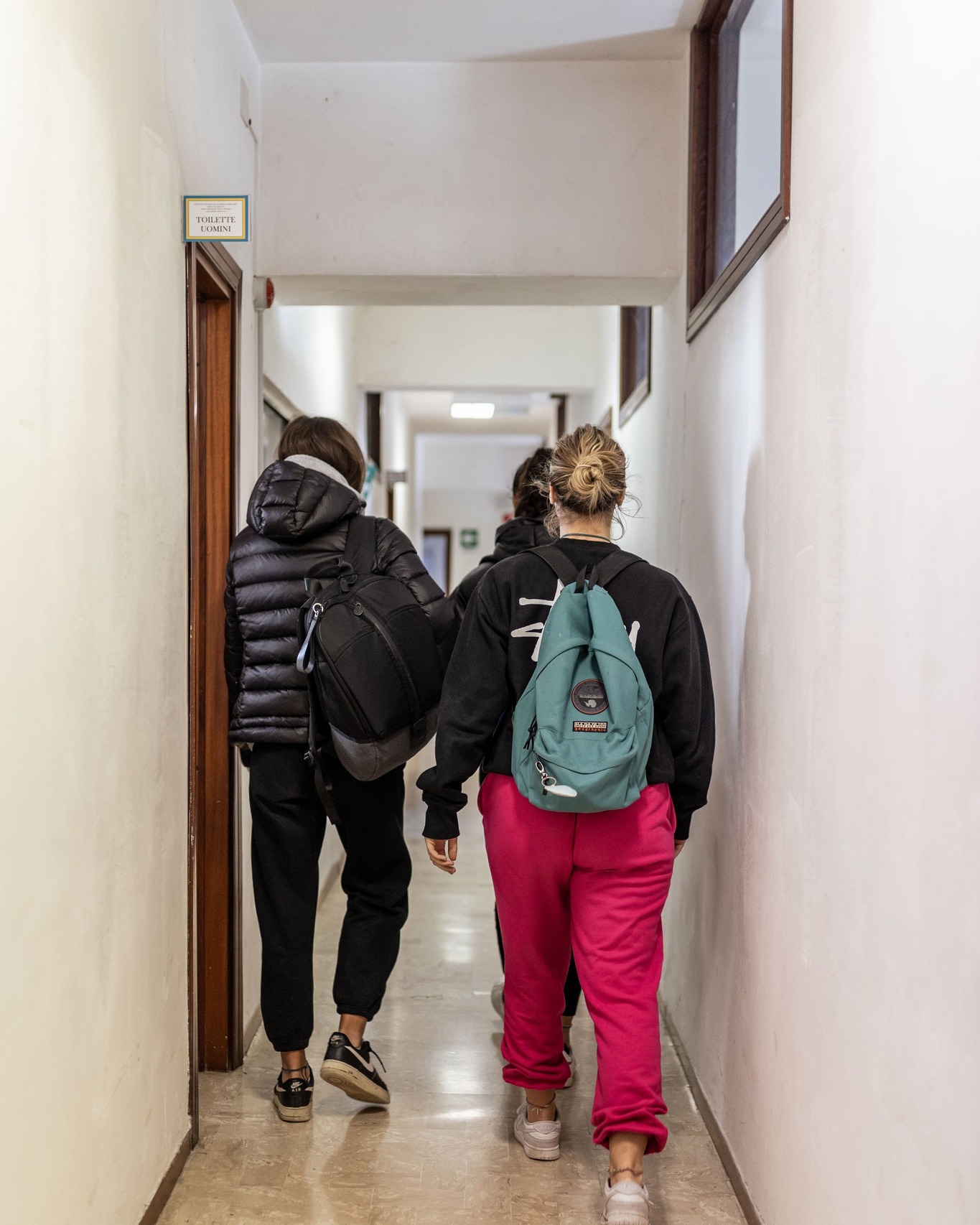 Studenti nel corridoio