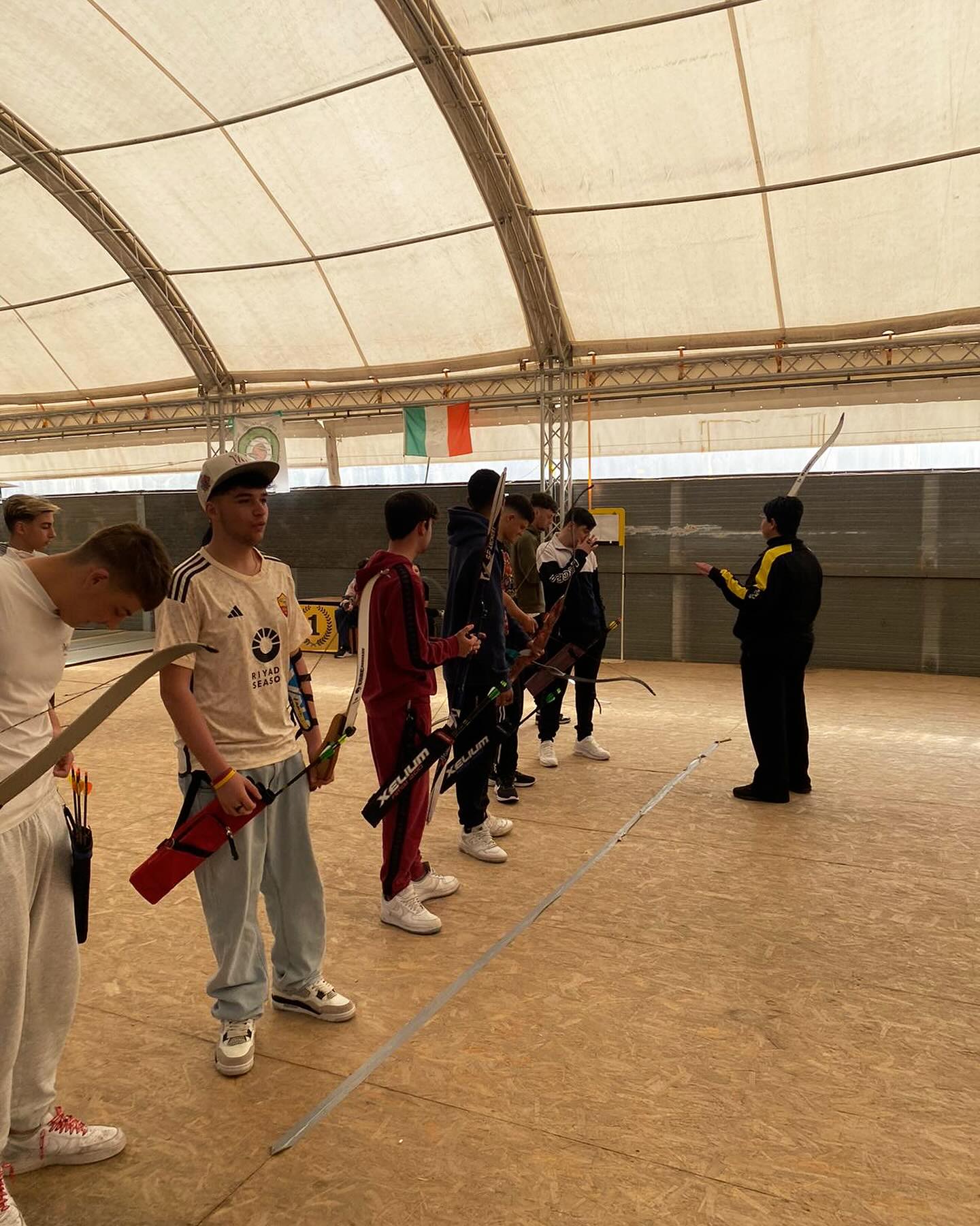 Tiro con arco preparazione